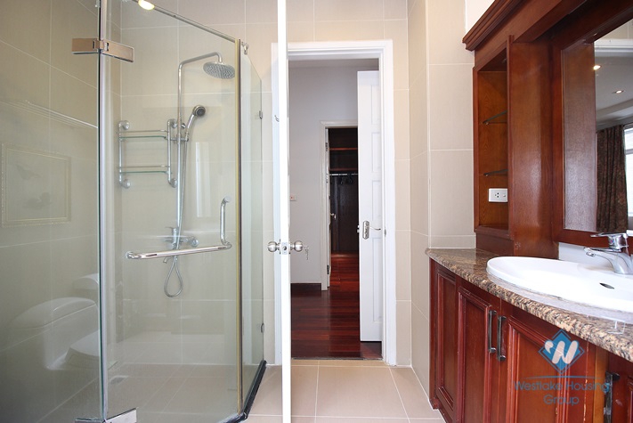 Spacious villa with 5 bedrooms for rent in T block, Ciputra, Hanoi